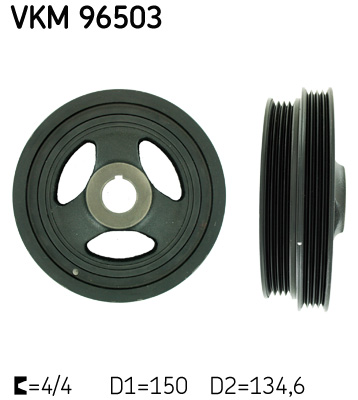 SKF VKM 96503 Puleggia cinghia, Albero a gomiti